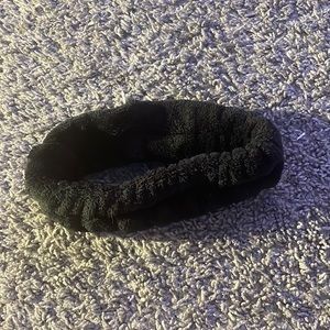 Black shower/ makeup hair band